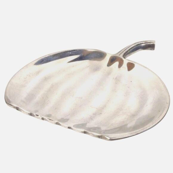 Silvercast Pumpkin Tidbit Cheese Tray Aluminum Metal from India by IHI India - Picture 3 of 6